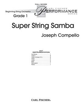 Super String Samba by Compello Joseph for Full Score
