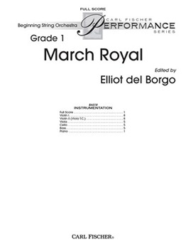 March Royal by Del Borgo Elliot for Full Score