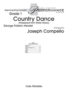Country Dance by Handel George Frideric - Compello Joseph - for