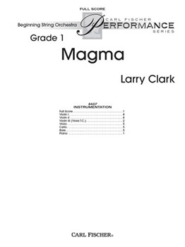 Magma by Clark Larry for