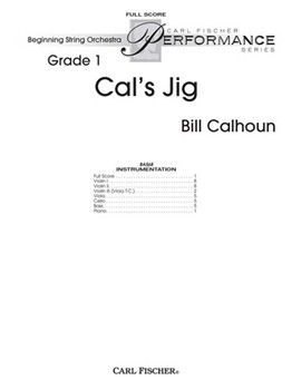 Cal's Jig by Bill Calhoun for