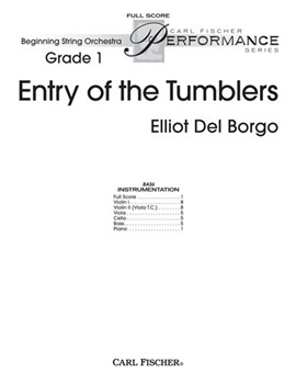 Entry Of The Tumblers by Del Borgo Elliot for Full Score