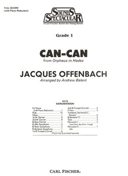 Can Can by Offenbach Jacques - Balent Andrew - for Full Score