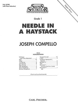 Needle In A Haystack by Compello Joseph for Full Score