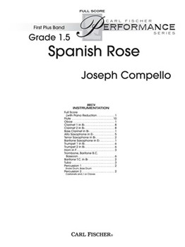 Spanish Rose by Compello Joseph for Full Score