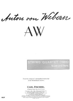 String Quartet by Webern Anton for
