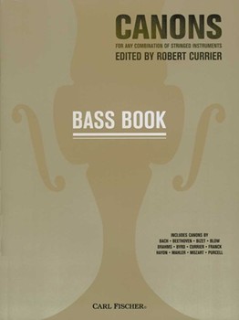 Canons by Various - Currier Robert - for String Bass Par