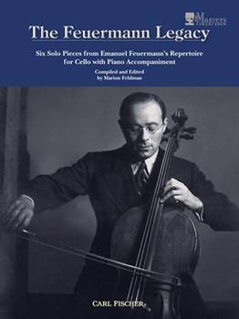 Feuermann Legacy The by Handel George Frideric - Feldman Marion - Itzkoff Seymour H for Cello w/ Piano