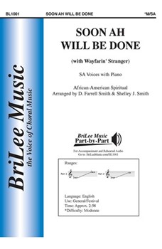 Soon Ah Will Be Done with Wayfarin' Stranger by - Smith and Smith - D. Farrell Smith for 2-Part and Piano (African-American Spi)