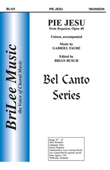 Pie Jesu by Faure Gabriel - Busch Brian - for Unison