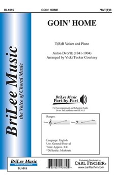 Goin' Home by Dvorak Antonin - Courtney Vicki Tucker - William Arms Fisher for T(T)B and Piano
