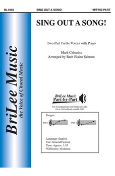 Sing Out a Song by Cabaniss Mark - Schram Ruth Elaine - for 2-Part and Piano