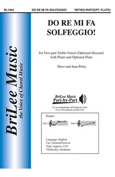Do Re Mi Fa Solfeggio by Perry Dave and Jean for 2-Part and Piano