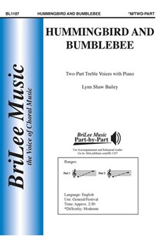 Hummingbird and Bumblebee by Bailey Lynn Shaw for 2-Part and Piano