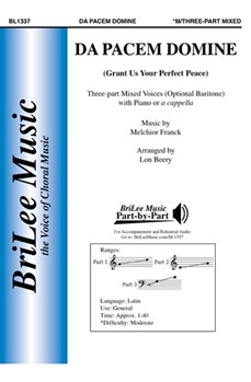 Da Pacem Domine (Grant Us Your Perfect Peace)