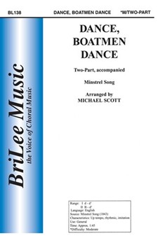 Dance Boatmen Dance by Scott Michael - Scott Michael - for 2-Part