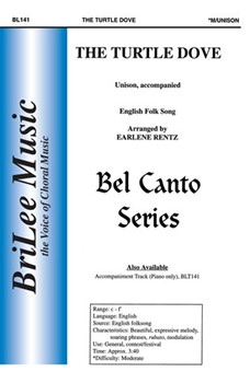 Turtle Dove by English Folk Song - Rentz Earlene - for Unison