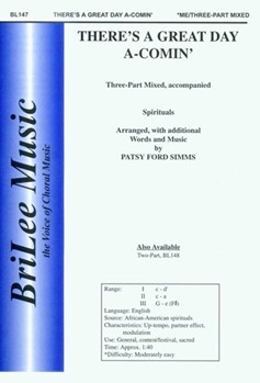 There's A Great Day A-comin' by Spiritual - Simms Patsy Ford - for 3-Part Mixed