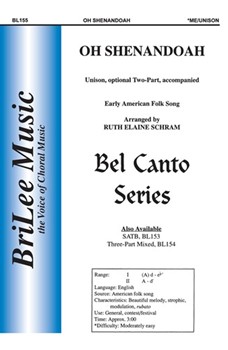 Oh Shenandoah by - Schram Ruth Elaine - for 2-Part (American Folk Song)