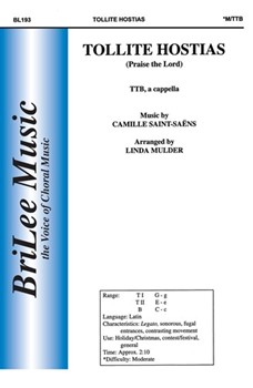 Tollite Hostias (Praise The Lord) by Saint-Saens Camille - Mulder Linda - for TTB