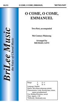 O Come O Come Emmanuel by Levi Michael - Levi Michael - for 2-Part