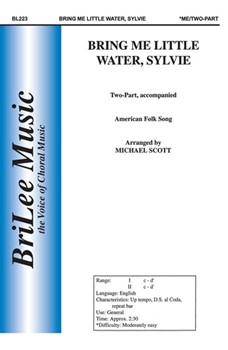 Bring Me Little Water Sylvie by Scott Michael - Scott - for 2-Part