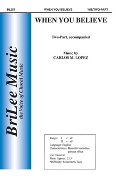 When You Believe by Lopez Carlos for 2-Part