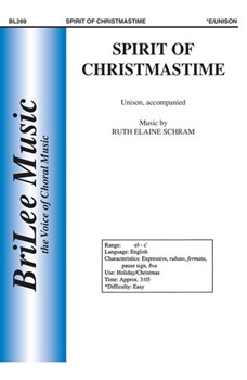 Spirit Of Christmastime by Schram Ruth Elaine - Schram Ruth Elaine - for Unison