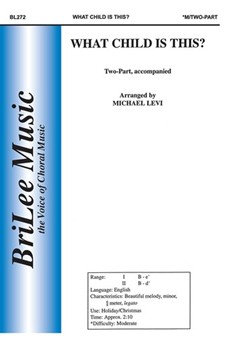 What Child Is This by Levi Michael - Levi Michael - for 2-Part