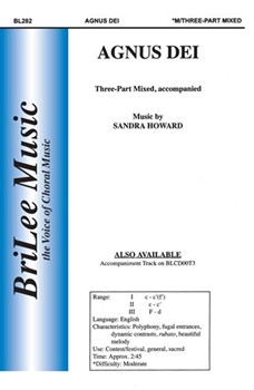 Agnus Dei by Howard Sandra for 3-Part Mixed