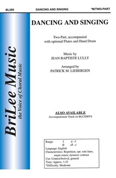 Dancing & Singing by Lully Jean-Baptiste - Liebergen Patrick M - for 2-Part