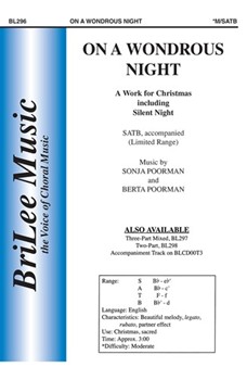 On A Wondrous Night by Poorman Sonja and Berta for SATB