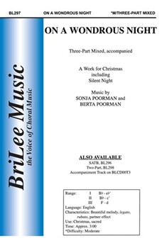 On A Wondrous Night by Poorman Sonja and Berta for 3-Part Mixed