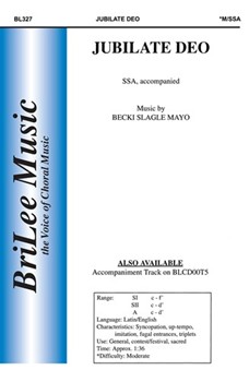 Jubilate Deo by Mayo Becki Slagle for SSA