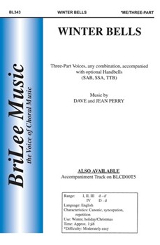 Winter Bells by Perry Dave and Jean - Any Combination - for 3-Part