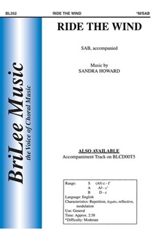 Ride The Wind by Howard Sandra for SAB and Piano