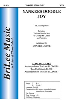 Yankee Doodle Joy by Cohan George M - Moore Donald - for TB Sec and Piano