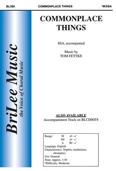 Commonplace Things by Fettke Tom - Fettke Tom - for SSA