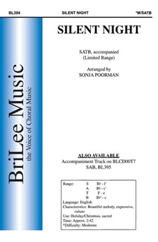 Silent Night by Poorman Sonja - Poorman Sonja - for SATB
