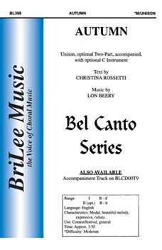 Autumn by Beery Lon for Unison/2-Part