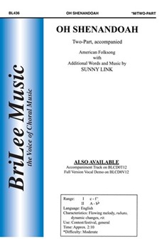Oh Shenandoah by Link Sunny - Link Sunny - for 2-Part