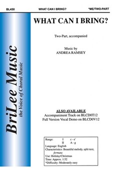 What Can I Bring by Ramsey Andrea for 2-Part