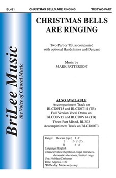 Christmas Bells Are Ringing by Patterson Mark for 2-Part