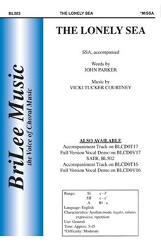 Lonely Sea by Courtney Vicki Tucker - Parker John - for SSA