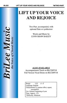 Lift Up Your Voice & Rejoice by Bailey Lynn Shaw for 2-Part