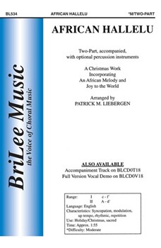 African Hallelu by Liebergen Patrick M - Liebergen Patrick M - for 2-Part