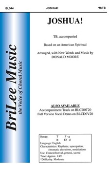 Joshua by Moore Donald - Moore Donald - for TB and Piano