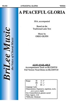 Peaceful Gloria by Gilpin Greg for SSA