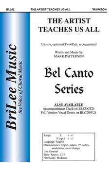 Artist Teaches Us All by Patterson Mark for Unison/2-Part