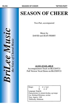 Season Of Cheer by Perry Dave and Jean for 2-Part